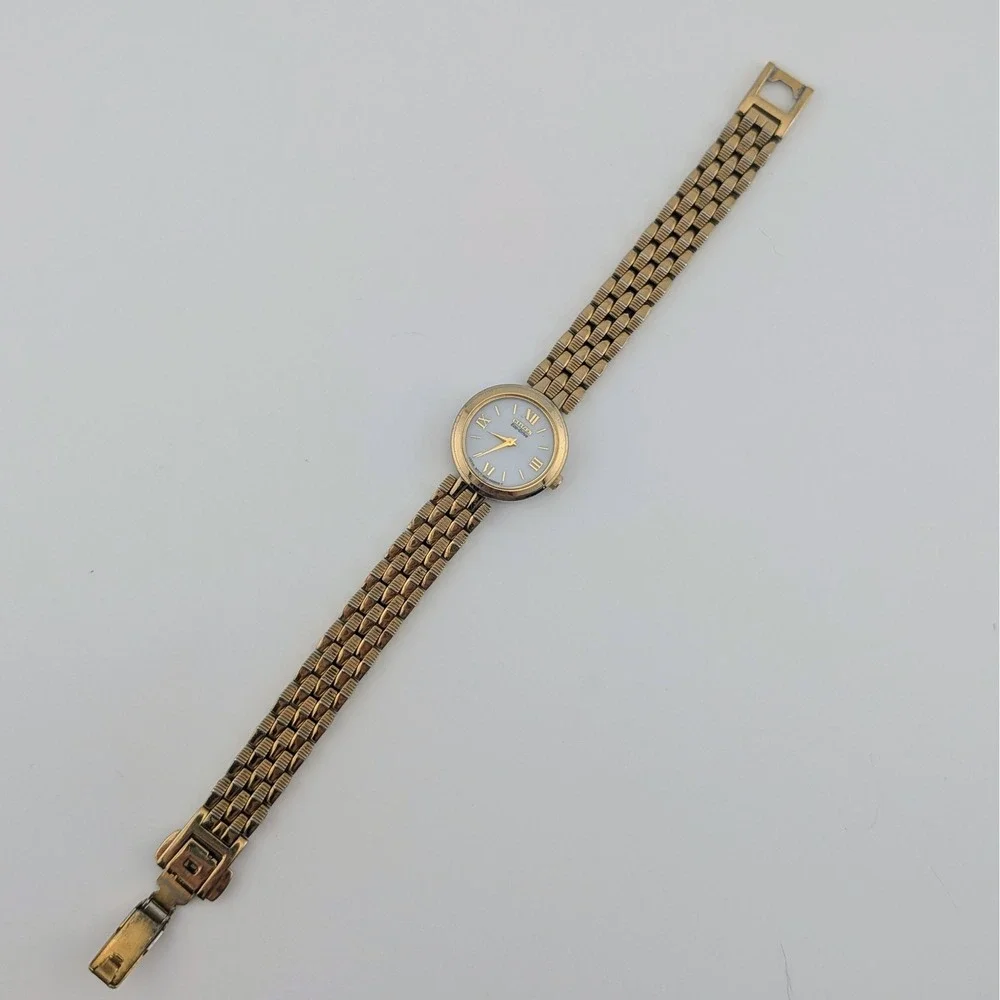 Citizen Eco-Drive B023-S015481 Women's Watch Gold Tone Sunburst New Capacitor